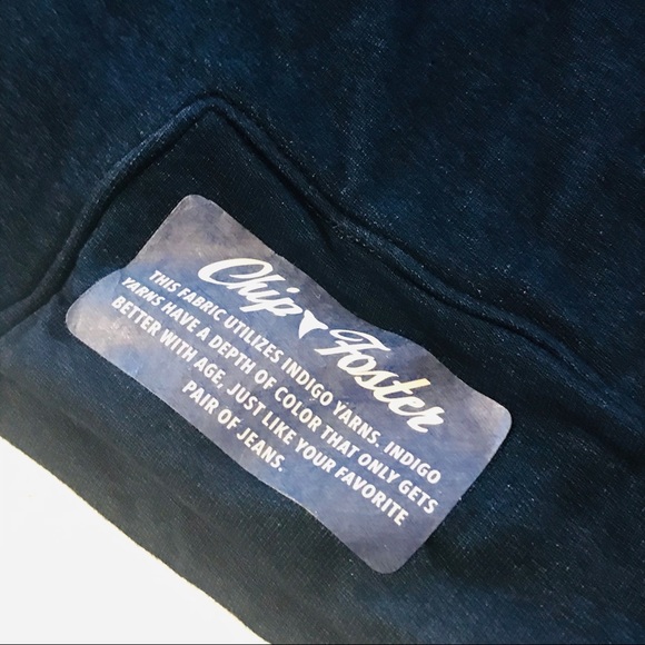 Chip Foster Navy Full Zip Hoodie - Picture 4 of 6